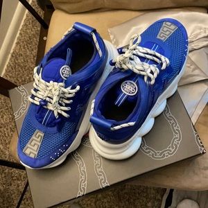Blue Chain Reaction Men’s Versace Shoes Size 11